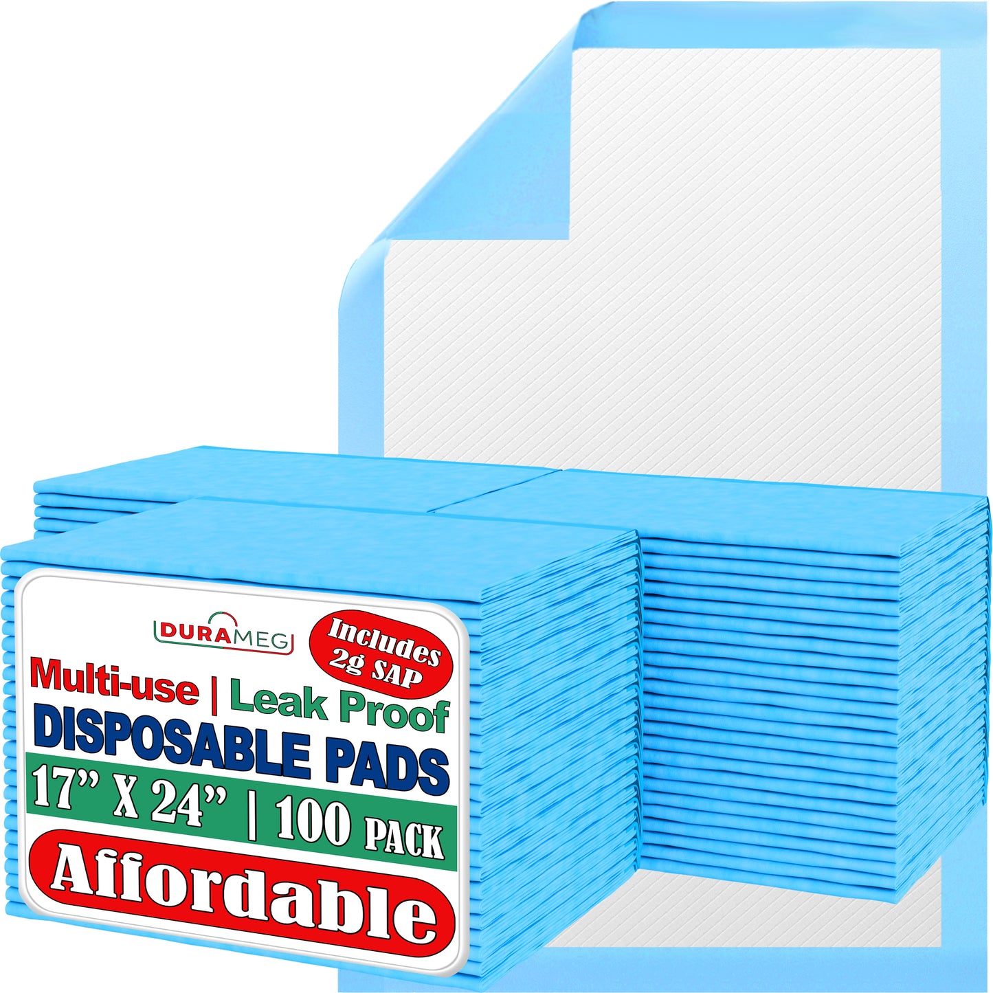 Multi use Chucks Pads - leak proof disposable Underpads