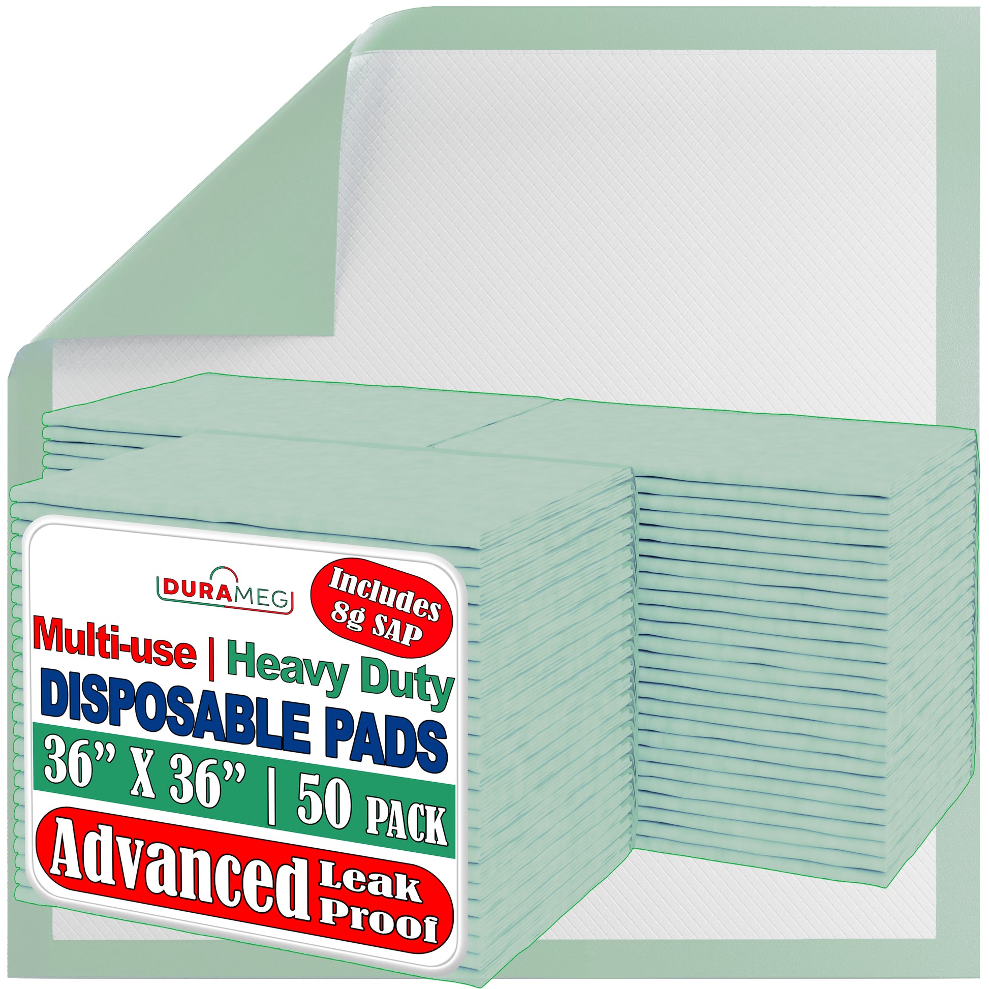 Multi use Chucks Pads - leak proof disposable Underpads